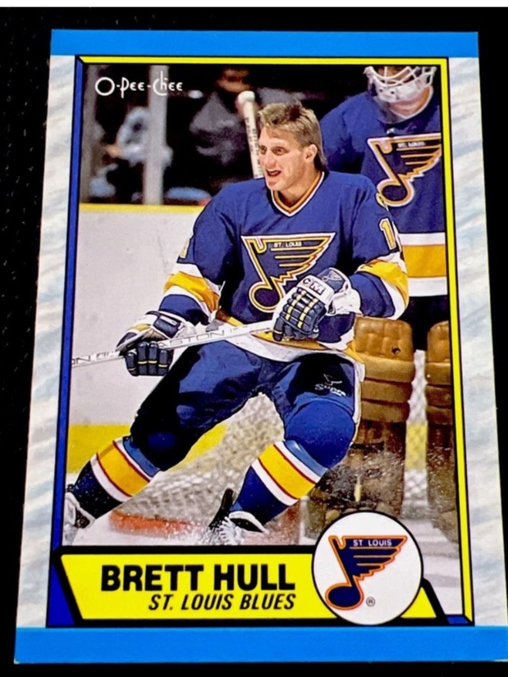 🇨🇦NOW $3🍀 Brett Hull 1989/90 O-Pee-Chee St Louis Blues 2nd Year Hockey Card